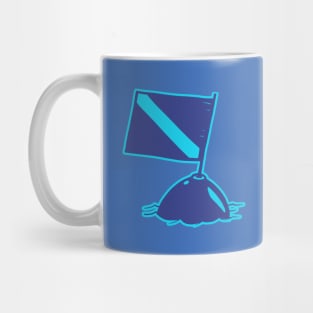 the diving Flag Mug